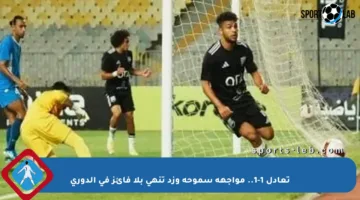 تعادل 1-1.. مواجهة سموحة وزد تنهي بلا فائز في الدوري